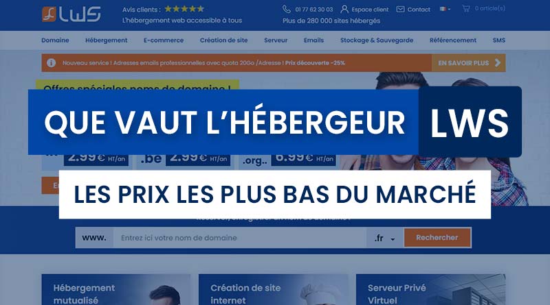 Hébergeur web LWS en 2022